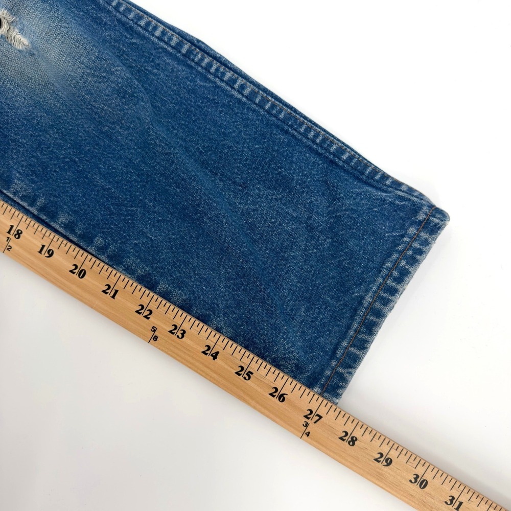 Wrangler 13MWZBP Kids Slim Cowboy Cut Jeans Blue 14 Slim Made in USA Vintage - Picture 7 of 11